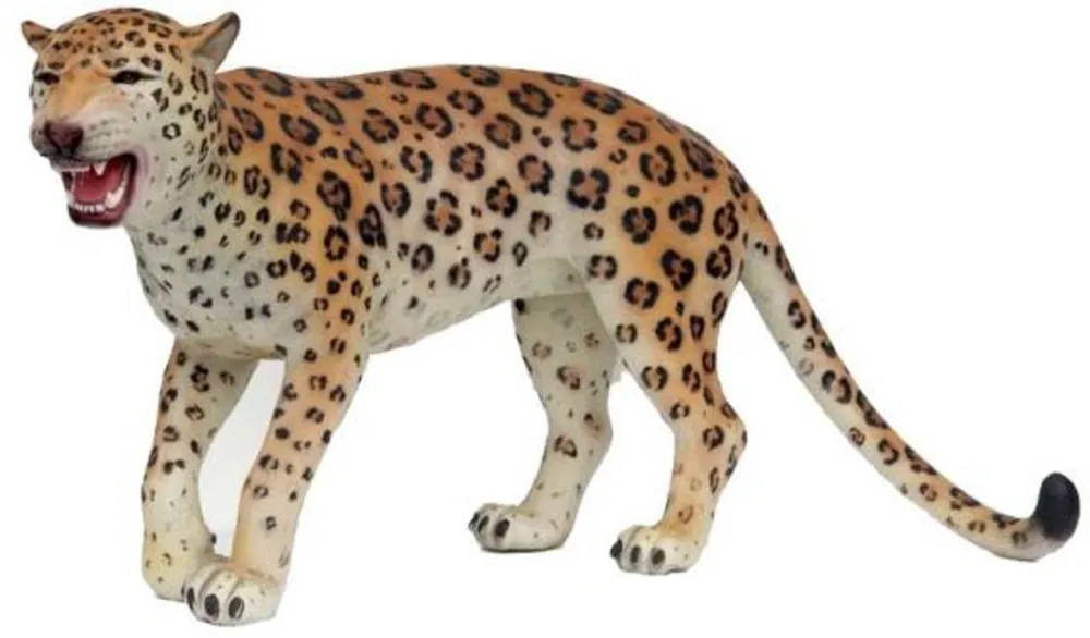 Garantierte Lieferung Casa Padrino figurine décorative léopard orange / crème / noir 155 x H. 75 cm - Sculpture décorative grandeur nature résistant aux intempéries - Décoration de Jardin
