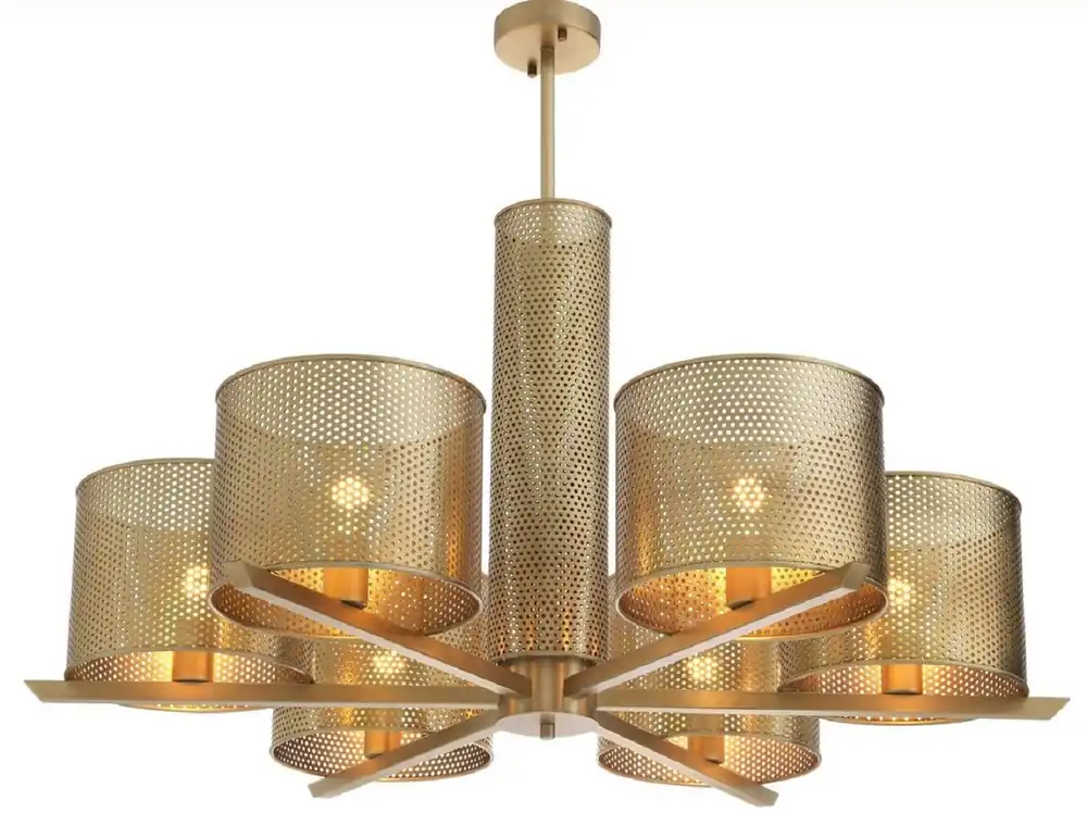 Sofort Bestellen Casa Padrino lustre de luxe laiton antique Ø 109 x H. 55,5 cm - Lustre moderne en métal - Collection de Luxe