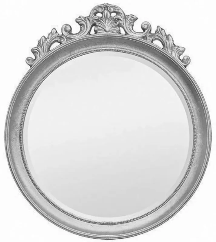 Casa Padrino miroir baroque argent 57 x 4 x H. 66 cm - Miroir mural élégant de style baroque - Mobilier Baroque Geprüft