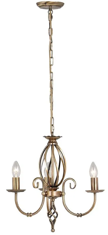 Schnäppchen Casa Padrino lustre baroque laiton antique Ø 36 x H. 45 cm - Lustre de salon élégant - Lustre de style baroque