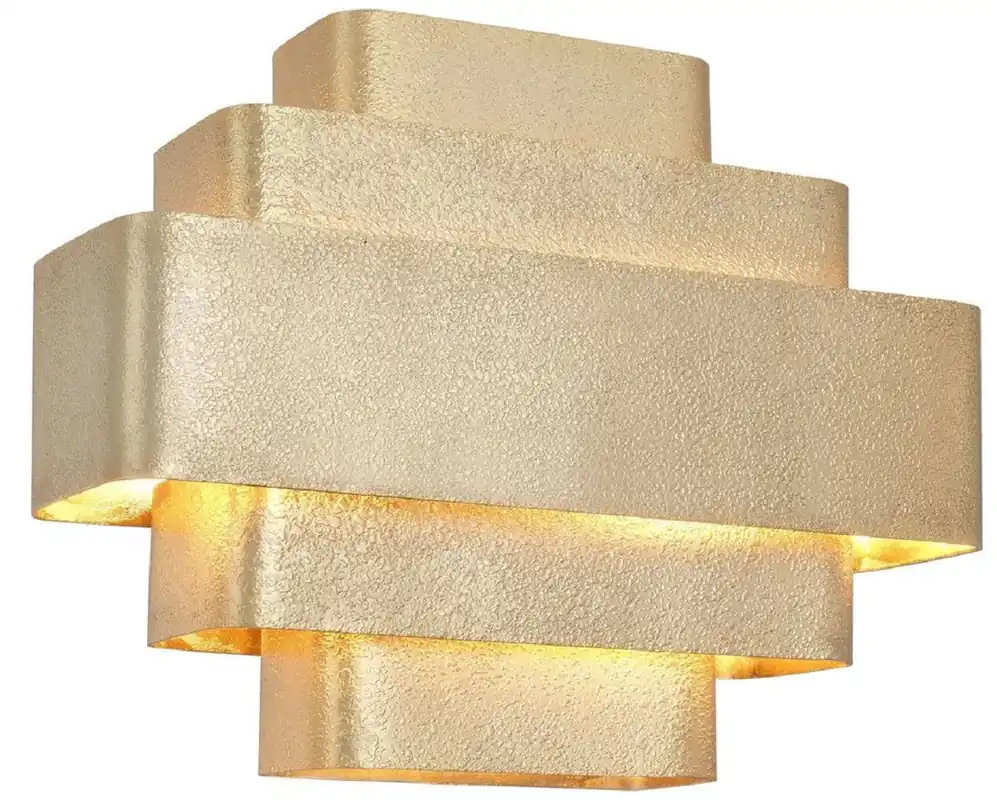 Kracherpreis Casa Padrino applique murale de luxe or 38 x 12,5 x H. 31 cm - Applique murale de salon élégante - Luminaires de Salon