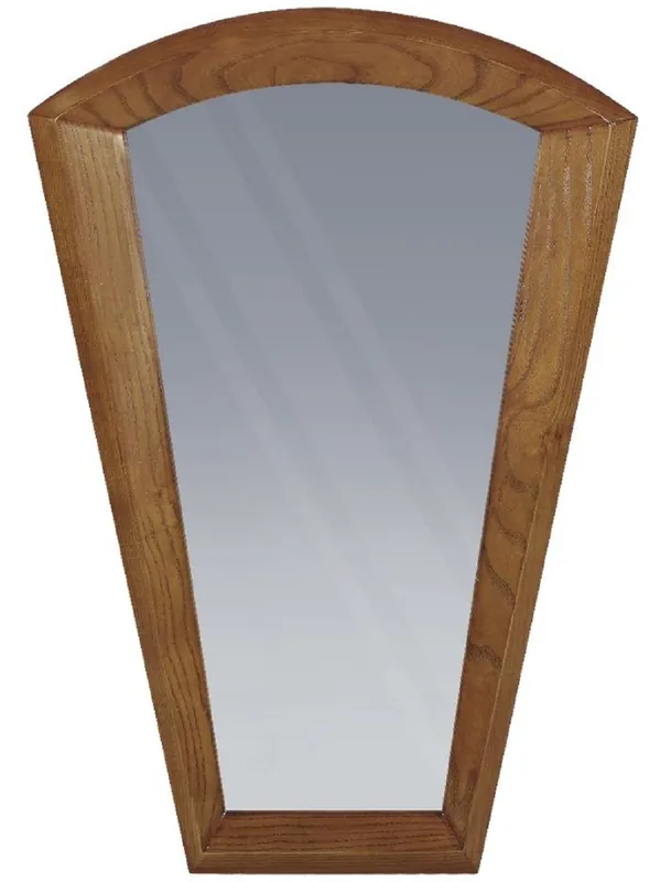 Casa Padrino miroir Art Déco en bois massif marron 63 x 4 x H. 90 cm - Miroir mural élégant en bois de frêne de haute qualité - Miroir penderie - Miroir de salon - Mobilier Art Déco Neuheit
