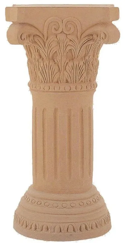 Billig Casa Padrino pilier baroque terre cuite 44 x 44 x H. 105 cm - Colonne déco de céramique fait main - Décoration de Jardin de Terrasse Baroque