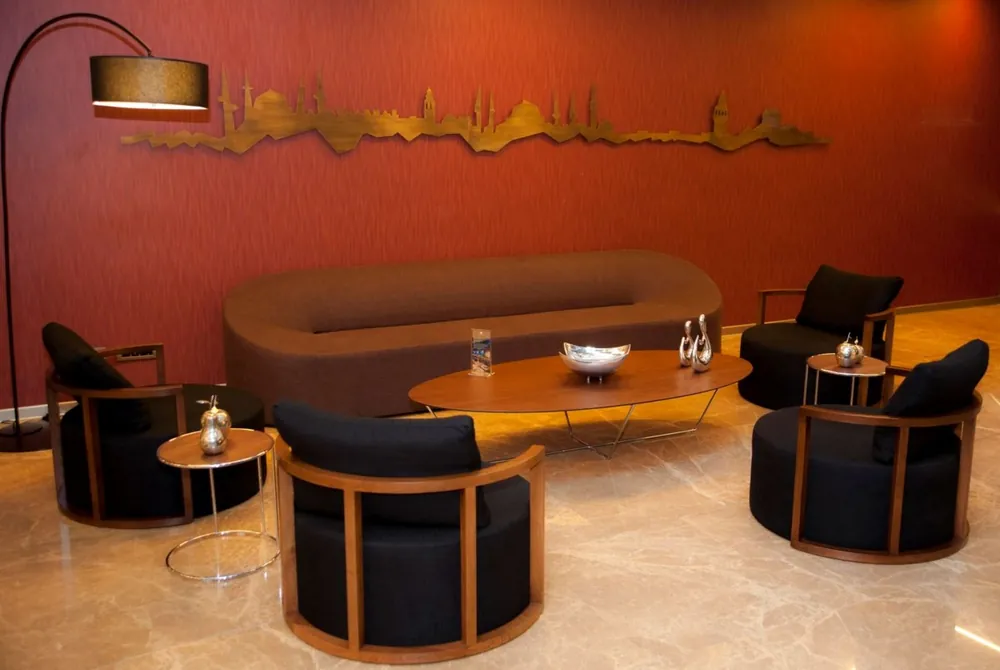 Ausverkauf Casa Padrino Canapé Design Marron 315 x 82 x H. 70 cm - Canapé de Salon - Canapé Loft - Canapé d'Hôtel - Canapé d'Entrée - Qualité de Luxe