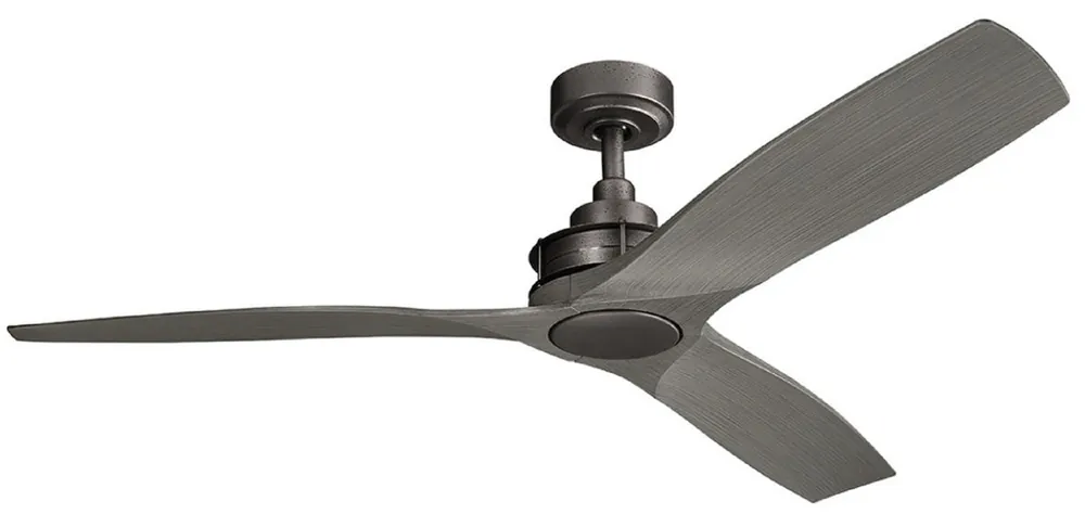 Sofort Bestellen Casa Padrino ventilateur de plafond de luxe noir / gris 142 x H. 36 cm - Ventilateur moderne avec télécommande - Qualité de Luxe