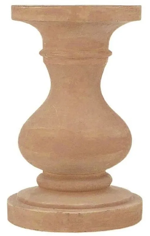 Casa Padrino pilier baroque terre cuite Ø 40 x H. 74 cm - Colonne déco de céramique fait main - Décoration de Jardin de Terrasse Baroque Preisreduziert