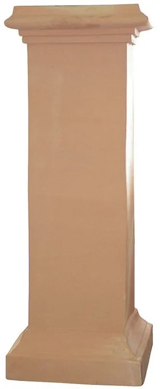 Must-Have Casa Padrino pilier baroque terre cuite 39 x 39 x H. 102 cm - Colonne déco de céramique fait main - Décoration de Jardin de Terrasse Baroque