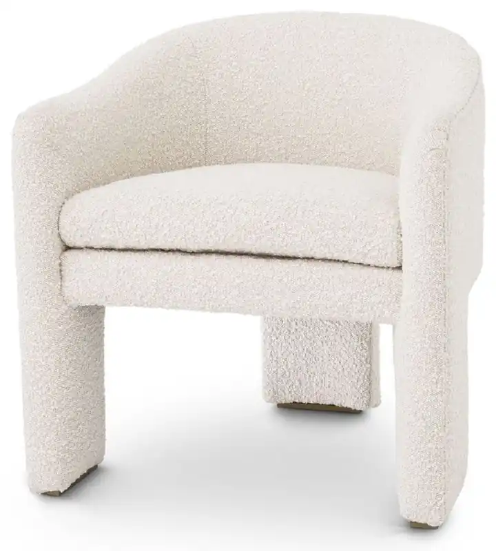 Super-Preis Casa Padrino fauteuil design crème / laiton 66 x 67 x H. 69 cm - Fauteuil de salon moderne - Fauteuil d'hôtel - Mobilier de salon & hôtel de luxe