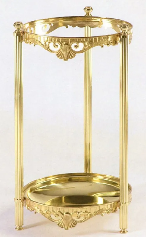 Casa Padrino porte parapluie baroque luxe or Ø 37 x H. 66 cm - Porte parapluie rond en laiton - Accessoires pour Hôtels et Restaurants Schneller Versand