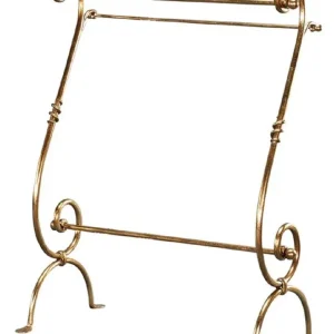 Casa Padrino Porte Serviettes Art Nouveau de Luxe Or 75 x 40 x H. 100 cm - Accessoires de Salle de Bain Baroque & Art Nouveau Sofort Bestellen
