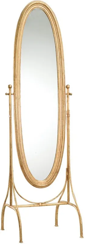 Casa Padrino miroir sur pied Art Nouveau de luxe or antique - Miroir de chambre noble - Mobilier de Chambre Baroque et Art Nouveau Angebot