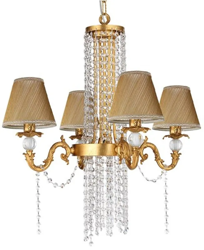Casa Padrino lustre baroque de luxe or Ø 63 x H. 65 cm - Magnifique lustre avec verre cristal Swarovski noble - Mobilier Baroque - Noble & Magnifique Billig
