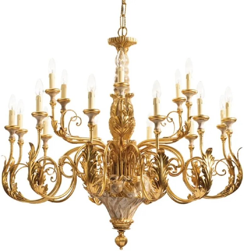 Neue Kollektion Casa Padrino lustre baroque de luxe or Ø 110 x H. 100 cm - Magnifique Lustre Hôtel & Restaurant
