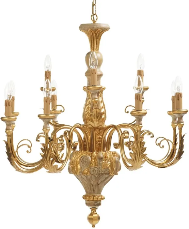 Casa Padrino lustre baroque de luxe or Ø 80 x H. 90 cm - Magnifique Lustre Hôtel & Restaurant Knallerangebot