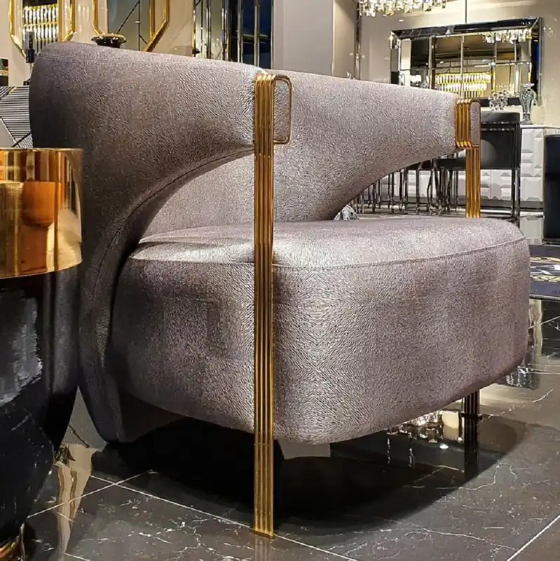 Casa Padrino fauteuil de luxe argent / or 82 x 78 x H. 86 cm - Fauteuil de Salon - Fauteuil d'Hôtel - Mobilier de Luxe Preiswert