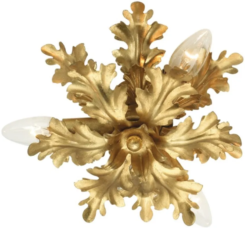 Bestpreis Casa Padrino lampe de couverture baroque de luxe or Ø 25 x H. 11 cm - Lampe de couverture de salon baroque - Lampe de couverture de hôtel baroque - Mobilier Baroque