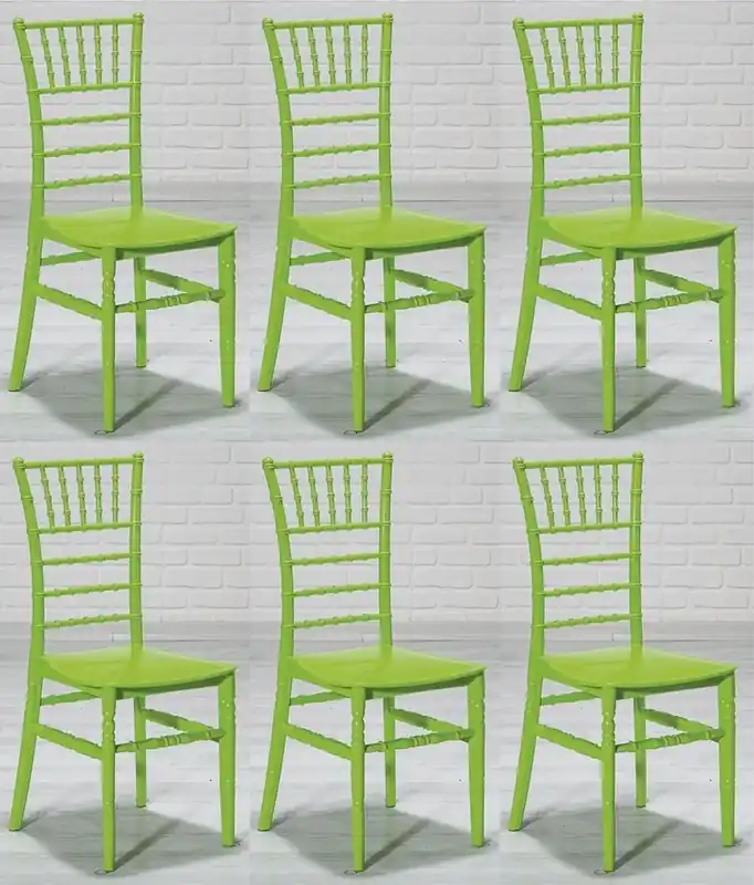 Casa Padrino ensemble de chaises acrylique design vert 40 x 46 x H. 92,5 cm - Chaises de salle à manger - Meubles de salle à manger en acrylique Neue Kollektion