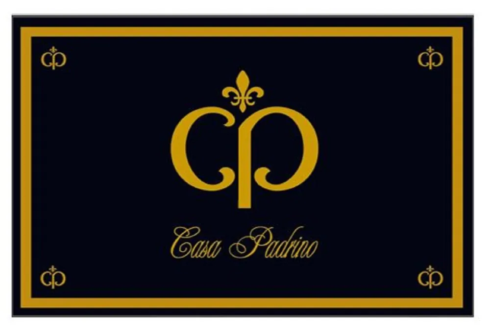 Mega-Angebot Casa Padrino paillasson design bleu foncé / or 80 x 50 cm - Élégant tapis anti-poussière - Accessoires de décoration de luxe