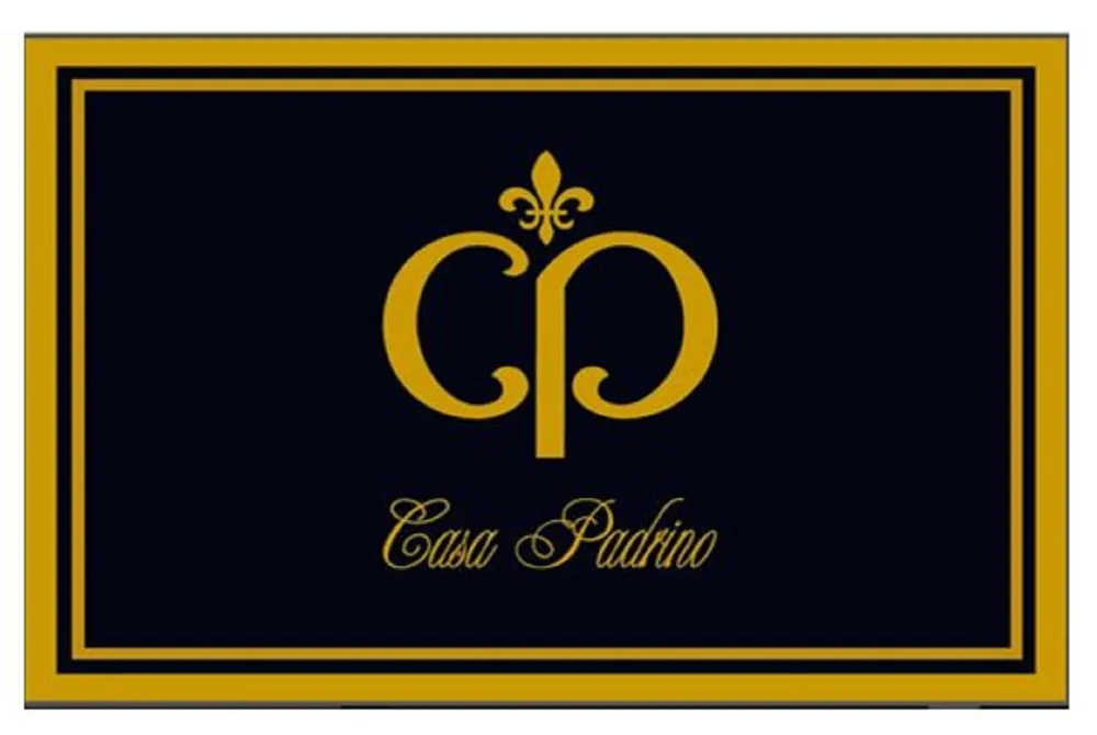 Markenware Casa Padrino paillasson design bleu foncé / or 80 x 50 cm - Élégant tapis anti-poussière - Accessoires de décoration