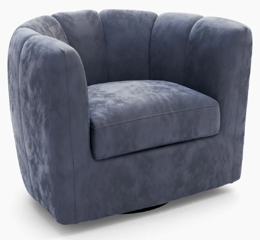 Rabatt Casa Padrino fauteuil de luxe pivotant en velours gris 73 x 66 x H. 74 cm - Fauteuil de salon moderne - Meuble de salon de luxe