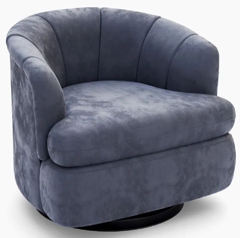 Sale Casa Padrino fauteuil de luxe pivotant en velours gris 73 x 66 x H. 74 cm - Fauteuil de salon moderne - Meuble de salon