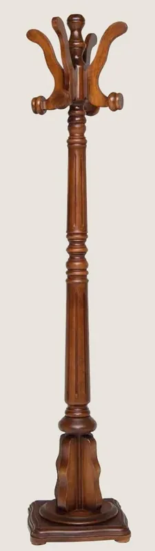 Casa Padrino porte manteau de luxe marron 35 x 35 x H. 182 cm - Porte manteau en bois massif - Meuble porte manteau - Mobilier d'hôtel - Qualité de Luxe - Fabriqué en Italie Angebot