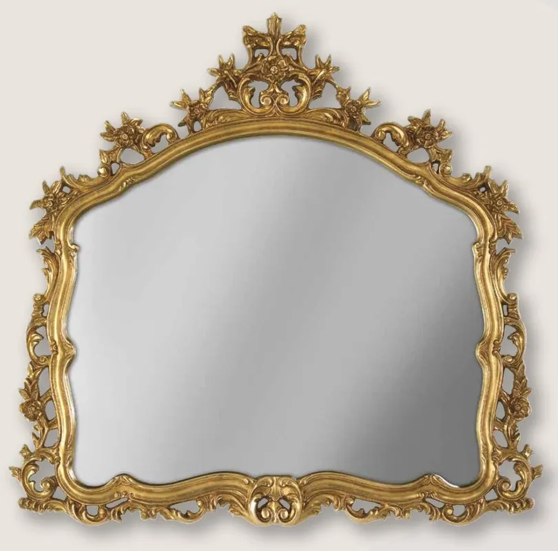 Preisreduziert Casa Padrino miroir mural baroque de luxe or - Magnifique miroir de style baroque - Miroir de salon baroque - Miroir d'armoire baroque - Meuble Baroque