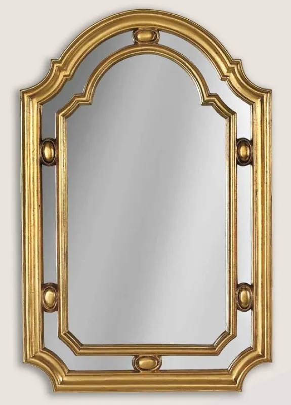 Casa Padrino miroir mural baroque de luxe or - Miroir fait main de style baroque - Miroir de salon baroque - Miroir d'armoire baroque - Accessoires de décoration baroque Preis Gesenkt