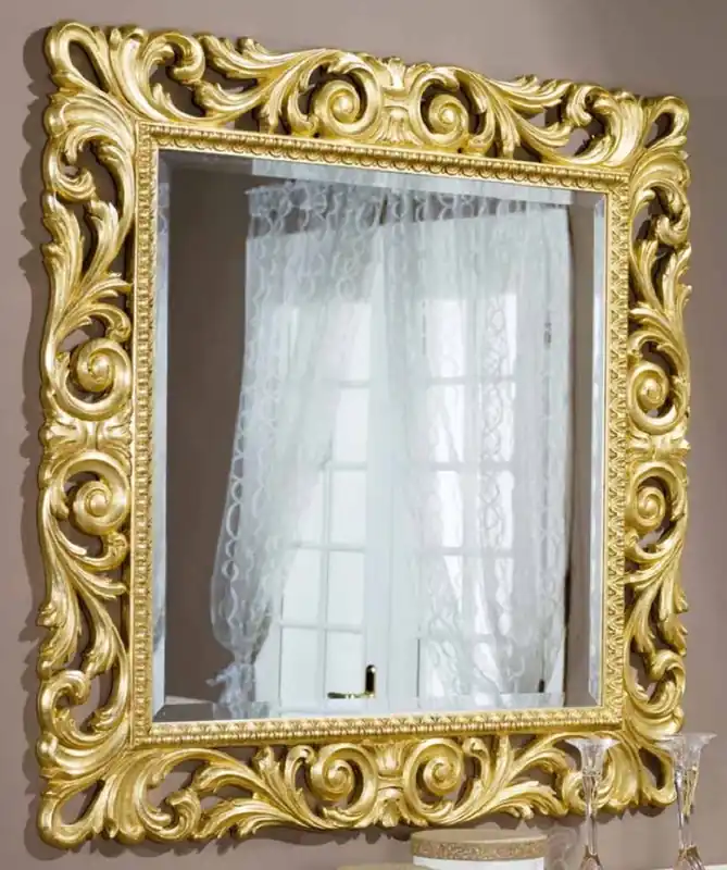 Preisreduziert Casa Padrino miroir baroque de luxe or - Miroir mural fait main de style baroque - Mobilier Baroque - Qualité de Luxe - Fabriqué en Italie