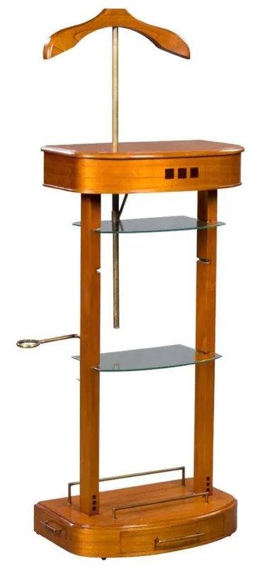 Casa Padrino serviteur muet de luxe marron clair 52 x 34 x H. 100 cm - Porte Vêtements - Porte Manteaux - Serviteur Muet - Accessoires de Chambre - Accessoires d'Hôtel Preisreduziert