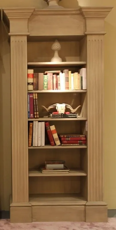 Casa Padrino cabinet à livres de style campagnard de luxe beige - Armoire en bois massif fait main - Meubles en bois massif de style campagnard noble Billig