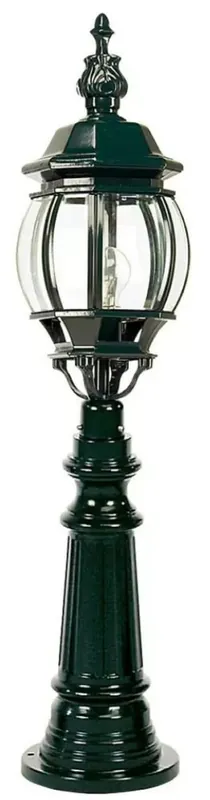 Neu Casa Padrino lanterne de jardin Art Nouveau verte Ø 20 x H. 99 cm - Lampadaire d'extérieur élégant - Éclairage extérieur nostalgique