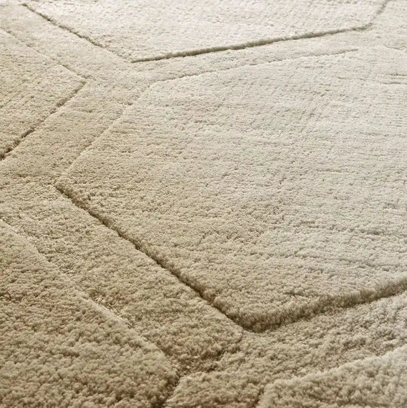 Mega-Angebot Casa Padrino tapis de luxe en viscose beige 300 x 400 cm - Tapis salon & hôtel tissé main - Accessoires de décoration salon - Qualité de Luxe