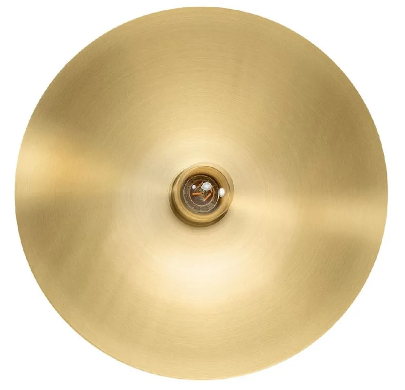 Wochenendangebot Casa Padrino applique murale de luxe Ø 40 cm - Applique ronde en laiton - Applique Murale Hôtel & Restaurant - Qualité de Luxe