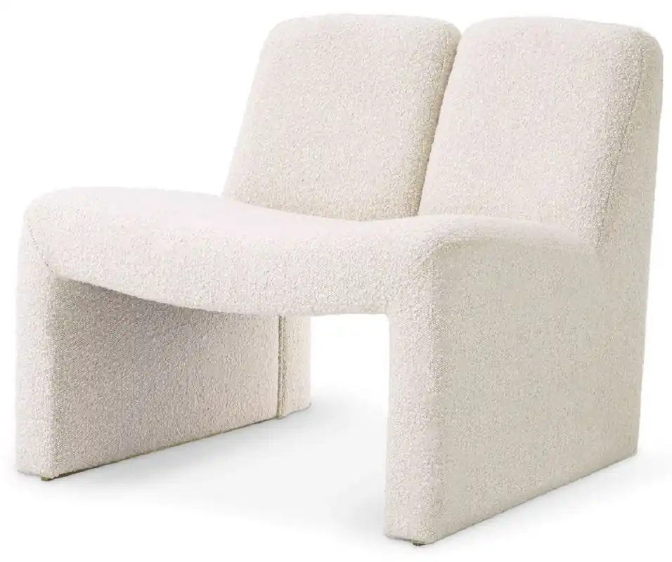 Kracherpreis Casa Padrino Fauteuil Design Crème 75 x 73 x H. 72,5 cm - Fauteuil de Salon et Hôtel - Mobilier de Salon et Hôtel - Collection de Luxe