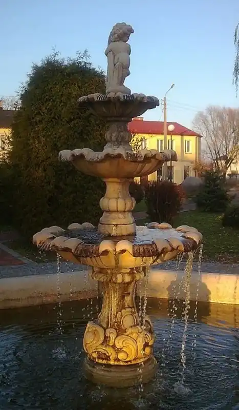 Direktkauf Casa Padrino Fontaine Art Nouveau Gris Ø 100 x H. 190 cm - Magnifique Fontaine de Jardin - Fontaine de Décoration de Jardin - Accessoires de Décoration de Jardin Baroque & Art Nouveau