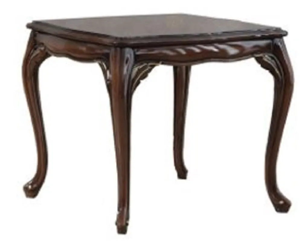 Casa Padrino table d'appoint baroque de luxe marron foncé - Table fait main dans le style baroque - Meubles de salon baroques - Noble & Magnifique Schnäppchen
