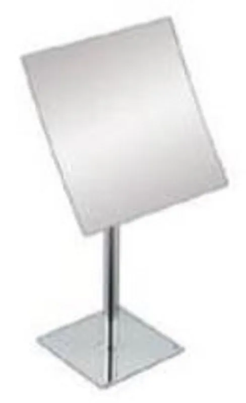 Saisonangebot Casa Padrino miroir de table cosmétique de luxe argent 16 x 19 x H. 30 cm - Miroir de maquillage de salle de bain chromé - Accessoires de salle de bain de luxe
