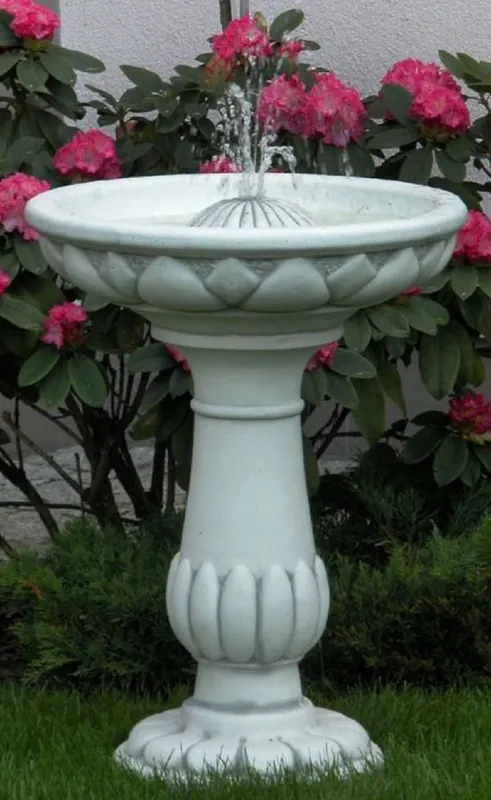 Casa Padrino fontaine Art Nouveau gris Ø 54 x H. 74 cm - Magnifique Fontaine de Jardin - Fontaine Ronde de Décoration de Jardin - Accessoires de Décoration de Jardin Baroque & Art Nouveau Jetzt Bestellen