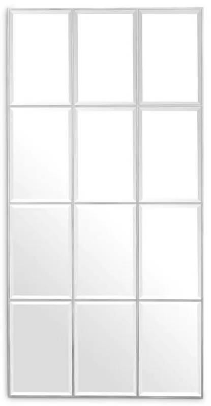 Top-Preis Casa Padrino miroir mural de luxe argent 78,5 x H. 215,5 cm - Miroir de salon rectangulaire - Miroir de chambre - Miroir d'armoire - Mobilier de luxe - Ameublement de luxe