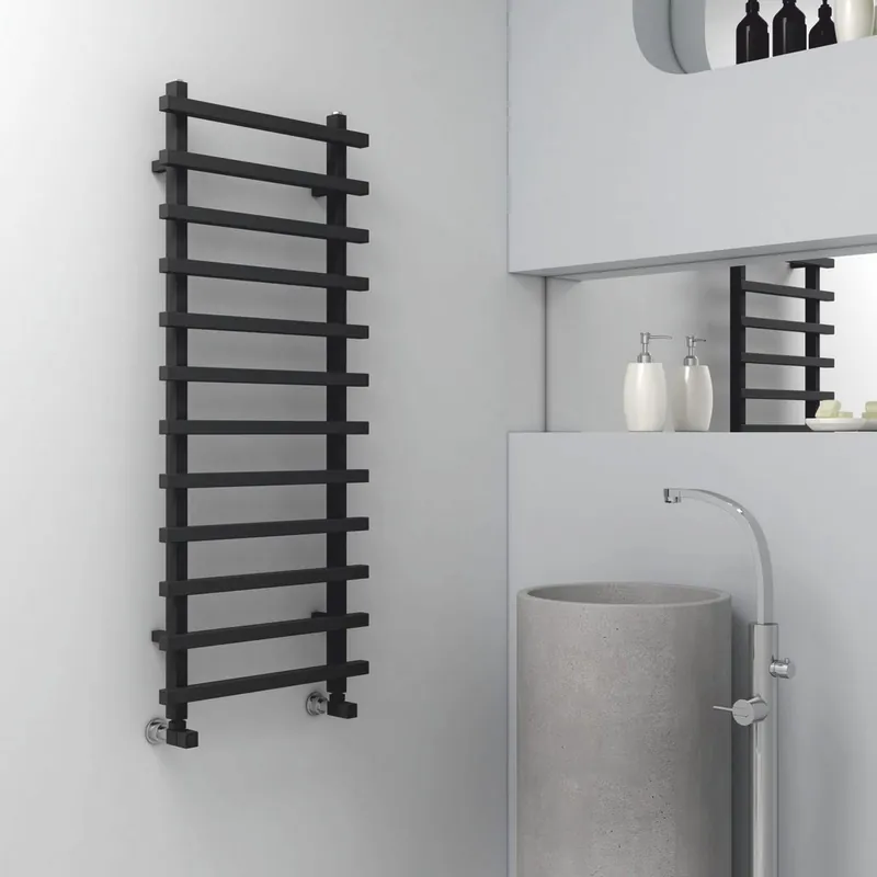Casa Padrino chauffe serviettes de luxe noir H. 120 cm - Accessoires de salle de bain Highlight