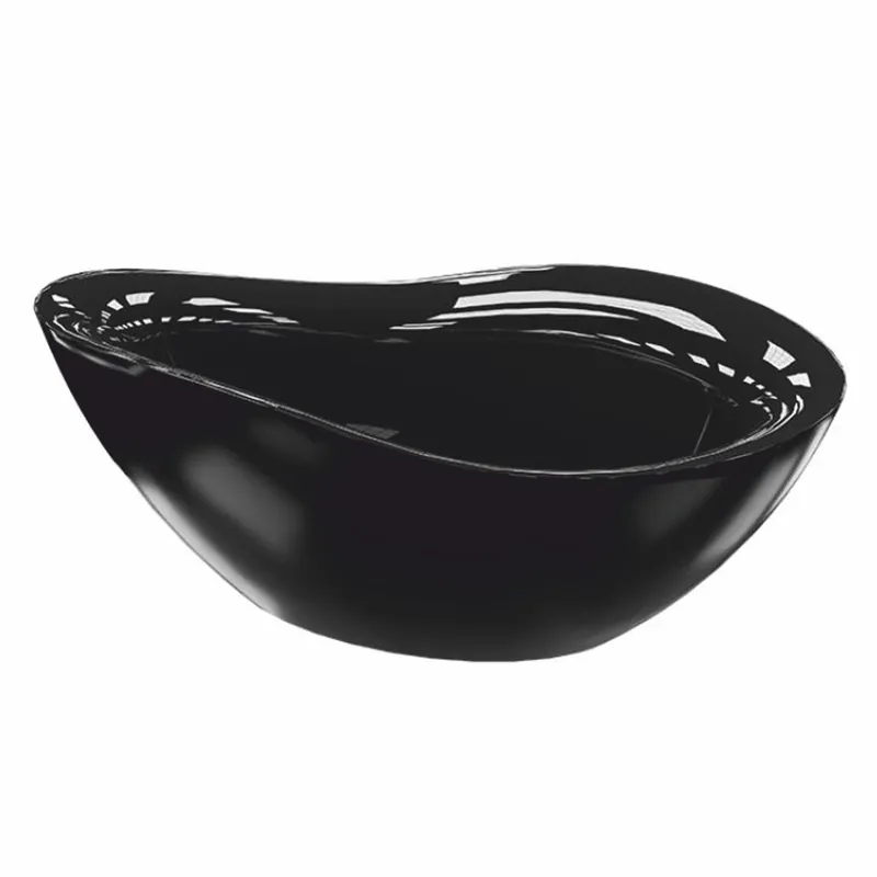 Casa Padrino baignoire de luxe autoportante noir mate / noir brillant 179,5 cm Bestpreis