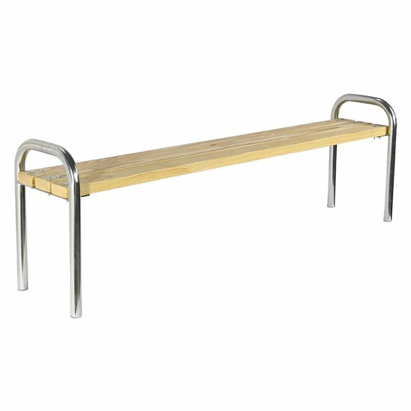 Casa Padrino banc de parc naturel / argent 180 cm - Banc de jardin - Mobilier de jardin Wochenendangebot