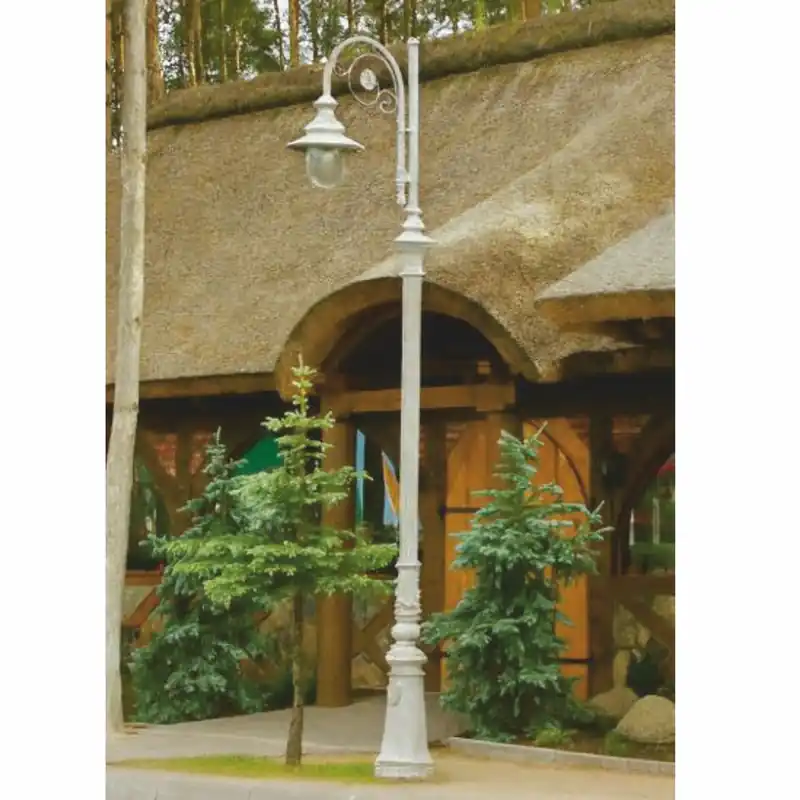 Preiswert Casa Padrino lanterne de rue / lanterne de jardin Art Nouveau blanc - éclairage extérieur
