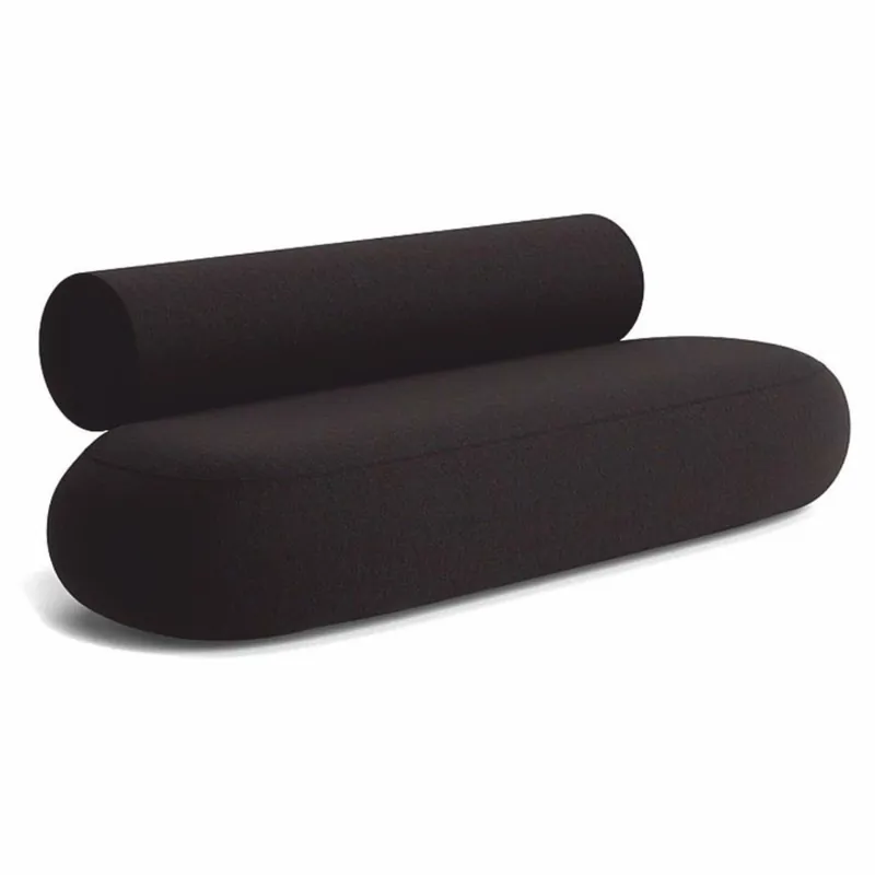 Casa Padrino canapé de luxe noir 240 cm - Meubles de salon et d'hôtel Ausverkauf