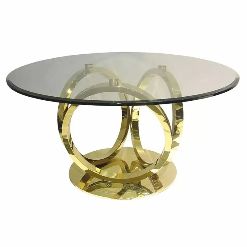 Casa Padrino table de salle à manger design or Ø 150 cm - Mobilier de salle à manger Meistverkauft