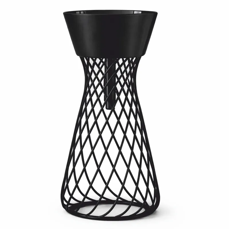 Top-Angebot Casa Padrino vasque en céramique de luxe avec pied en métal noir H. 85 cm - Fabriquée en Italie