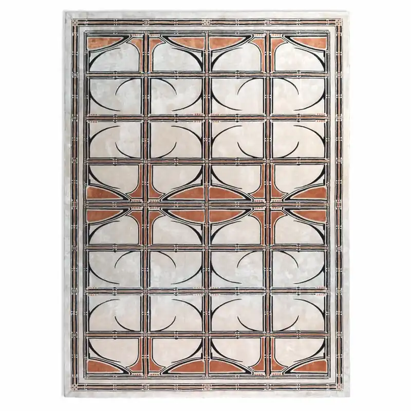 Preisreduziert Casa Padrino Tapis de Luxe en Laine Crème / Marron / Noir - Différentes Tailles