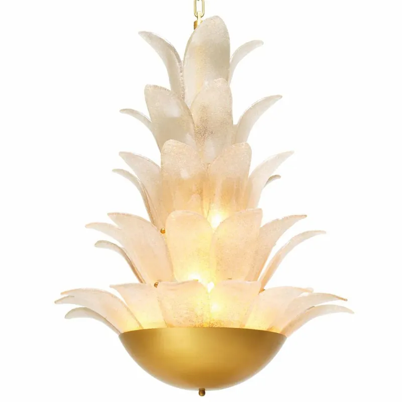 Casa Padrino lustre de luxe laiton antique / gris clair H. 75,5 cm - Qualité de luxe Top-Angebot