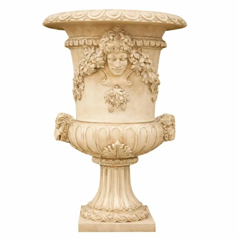 Direktkauf Casa Padrino pot de fleurs baroque de luxe en céramique de jardin beige antique Ø 102 x H. 162 cm
